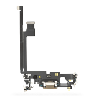 Charging Port Flex Cable For Apple iPhone 12 Pro Max (Original Pulled) (Gold)