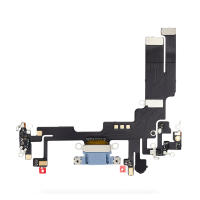 Charging Port Flex Cable For Apple iPhone 14 (Original Pulled) (Blue)