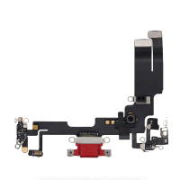 Charging Port Flex Cable For Apple iPhone 14 (Original Pulled) (Red)
