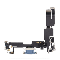 Charging Port Flex Cable For Apple iPhone 14 Plus (Original Pulled) (Blue)