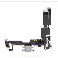 Charging Port Flex Cable For Apple iPhone 14 Plus (Original Pulled) (Purple)