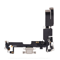Charging Port Flex Cable For Apple iPhone 14 Plus (Original Pulled) (Starlight)