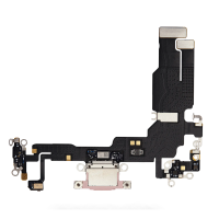 Charging Port Flex Cable For Apple iPhone 15 (Original Pulled) (Pink)