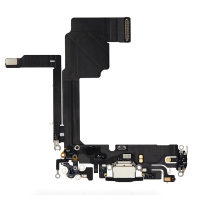Charging Port Flex Cable For Apple iPhone 15 Pro (Original Pulled) (Black Titanium)