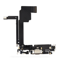 Charging Port Flex Cable For Apple iPhone 15 Pro Max (Original Pulled) (Natural Titanium)