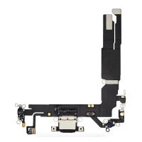 Charging Port Flex Cable For Apple iPhone 16 (Original Pulled) (Black)