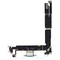 Charging Port Flex Cable For Apple iPhone 16 Plus (Original Pulled) (Teal)