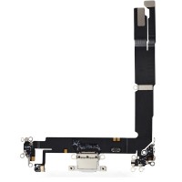 Charging Port Flex Cable For Apple iPhone 16 Plus (Original Pulled) (White)