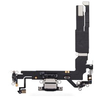 Charging Port Flex Cable For Apple iPhone 17 (Original Pulled) (Black)