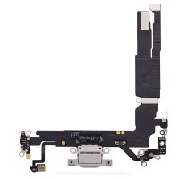 Charging Port Flex Cable For Apple iPhone 17 (Original Pulled) (White)