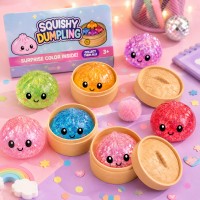 Squishy Dumpling Αντι-στρες Παιχνίδι Dumpling τυχαίο χρώμα 1τμχ