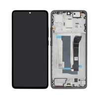 Xiaomi Poco X7 Pro 5G - LCD Display + Touch Unit + Front Cover Black Original (Service Pack)56000300O1000/ 57100O10B0005