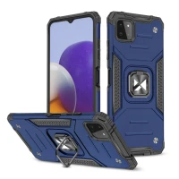 Ring Armor Case Kickstand Wozinsky Tough Rugged για Apple iPhone 15 Plus – Μπλε