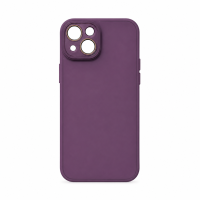 Semi Clear Σκληρή Θήκη Σιλικόνης iPhone 14/15 Plus – Μωβ