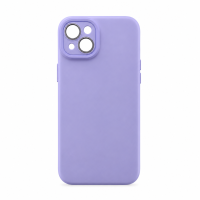 Semi Clear Σκληρή Θήκη Σιλικόνης iPhone 14/15 Plus – Λιλά