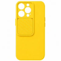 Θήκη TPU Cover με Προστασια Καμερας για Apple iPhone 13 Pro – Κίτρινο