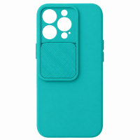 Θήκη TPU Cover με Προστασια Καμερας για Apple iPhone 13 Pro – Τιρκουάζ