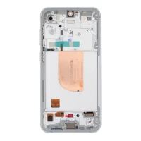 Samsung S711 Galaxy S23 FE - LCD display + Touch Unit + Front Cover White Original GH82-32854B (Service Pack)