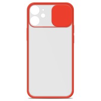 Θήκη Σιλικόνης με Προστασια Καμερας για Apple iPhone 13 Pro – Κόκκινο