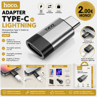 Hoco Αντάπτορας USB-C Αρσενικό σε Lightning Θηλυκό