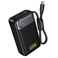 HOCO Power Bank 12000 mAh, 65W, Skillful (black) - Q53