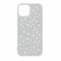Θήκη Glitter 2in1 για Apple iPhone 14 – Ασημί