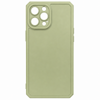 Θήκη Σιλικόνης Soft Touch με Μεταλλική Υφή για Apple iPhone 11 Pro Max  - Λαχανί
