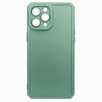 Θήκη Σιλικόνης Soft Touch με Μεταλλική Υφή για Apple iPhone 14 Pro - Πράσινο