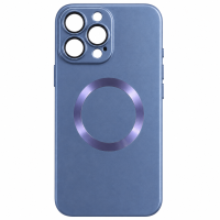 Σκληρή Θήκη Mag Case Metallic Look για Apple iPhone 12 Pro Max με Προστασία Κάμερας – Γαλάζιο