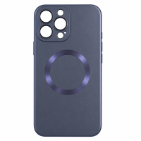 Σκληρή Θήκη Mag Case Metallic Look για Apple iPhone 14 με Προστασία Κάμερας – Μπλε