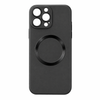 Σκληρή Θήκη Mag Case Metallic Look για Apple iPhone 12 Pro Max με Προστασία Κάμερας – Γκρι