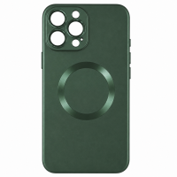 Σκληρή Θήκη Mag Case Metallic Look για Apple iPhone 13 Pro Max με Προστασία Κάμερας – Πράσινο