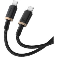 BASEUS Cable Type-C - Type-C, 2m, 100W, Dura Series /black+gold/ - P10377803U01-02