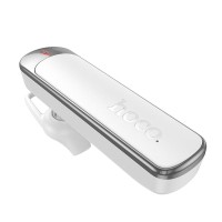 Wireless mono headset (ENC, BT 6.0, 130mah) Hoco E201 white