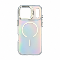 Διάφανη Θήκη MagCase Mobicase με Camera Stand για Samsung Galaxy A17/A26 – Ασημί