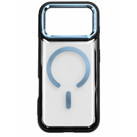 Διάφανη Θήκη MagCase Mobicase με Προστασία Κάμερας για Apple iPhone 17 - Γαλάζιο