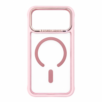 Διάφανη Θήκη Mobicase MagCase Αντικραδασμική με Προστασία Κάμερας iPhone 17/18 Pro Max – Ροζ