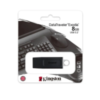 Kingston DataTraveler Exodia 8GB USB 3.2 Stick Μαύρο