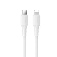 HOCO Cable Type-C - Lightning, 1m, 27W, Beneficio /white/ - X120