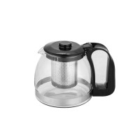 SIDIRELA Τσαγιέρα Γυάλινη με Φίλτρο σε Διάφανο Χρώμα 700ml - Glass Tea Port E-3446