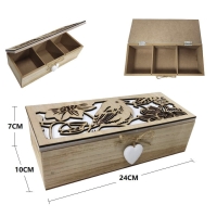 Ξύλινο αποθηκευτικό κουτί M145B - Wooden storage box