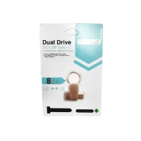 USB Stick Treqa UP-02 8-32GB USB 3.0 με σύνδεση USB-A & USB-C