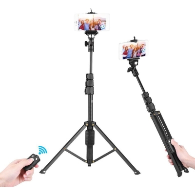 Andowl Q-L1388 Selfie Stick Τρίποδο Κινητού με Bluetooth - Selfie Stick Tripod