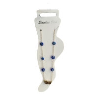 ΑΛΥΣΙΔΑ ΠΟΔΙΟΥ ΑΤΣΑΛΙΝΗ-STEEL FOOT CHAIN