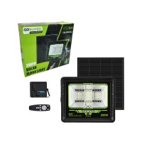 GDSuper Ηλιακός προβολέας τοίχου με τηλεχειριστήριο 200W GD-200L – Solar flood light