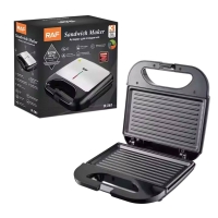 RAF Τοστιέρα με Αντικολλητικές Πλάκες 850W R.261 - Sandwich Maker with Non-Stick Plates