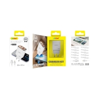 Andowl Φορτιστής κινητού με καλώδιο Lightning με Διπλή USB 35W Q-CD45  -Mobile charger