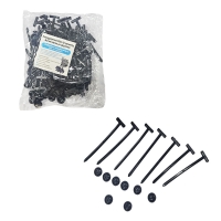 Σετ Πλαστικών Κλιπ Στερέωσης Αυτοκινήτου με Δεματικά 100 Τεμάχια - Car Plastic Fastening Clip Set with Cable Ties