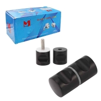 HBMK Μαύρη Χειρολαβή Πόρτας Τζαμιού -  Black Glass Door Handle HBMM