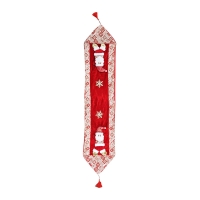 Χριστουγεννιάτικος Δρομέας Τραπεζιού με Άγιο Βασίλη 160x34cm - Christmas Table Runner with Santa Claus